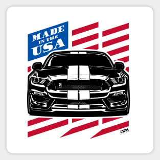 Mustang GT350 American Flag Made in the USA Magnet